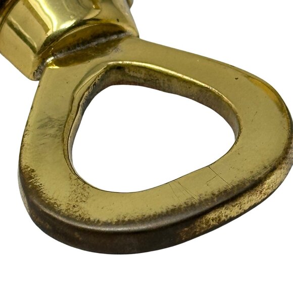 Vintage Brass Double Arm Wall Candle Holder MCM Hollywood Regency Decor 12 Inch - Picture 11 of 16